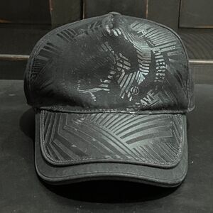 Vintage Y2K Diesel Project Strapback Hat Black Graphic Print Streetwear Cap